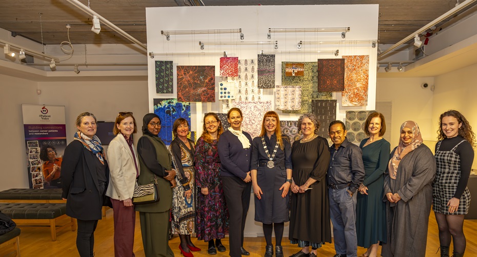 Group of people smiling